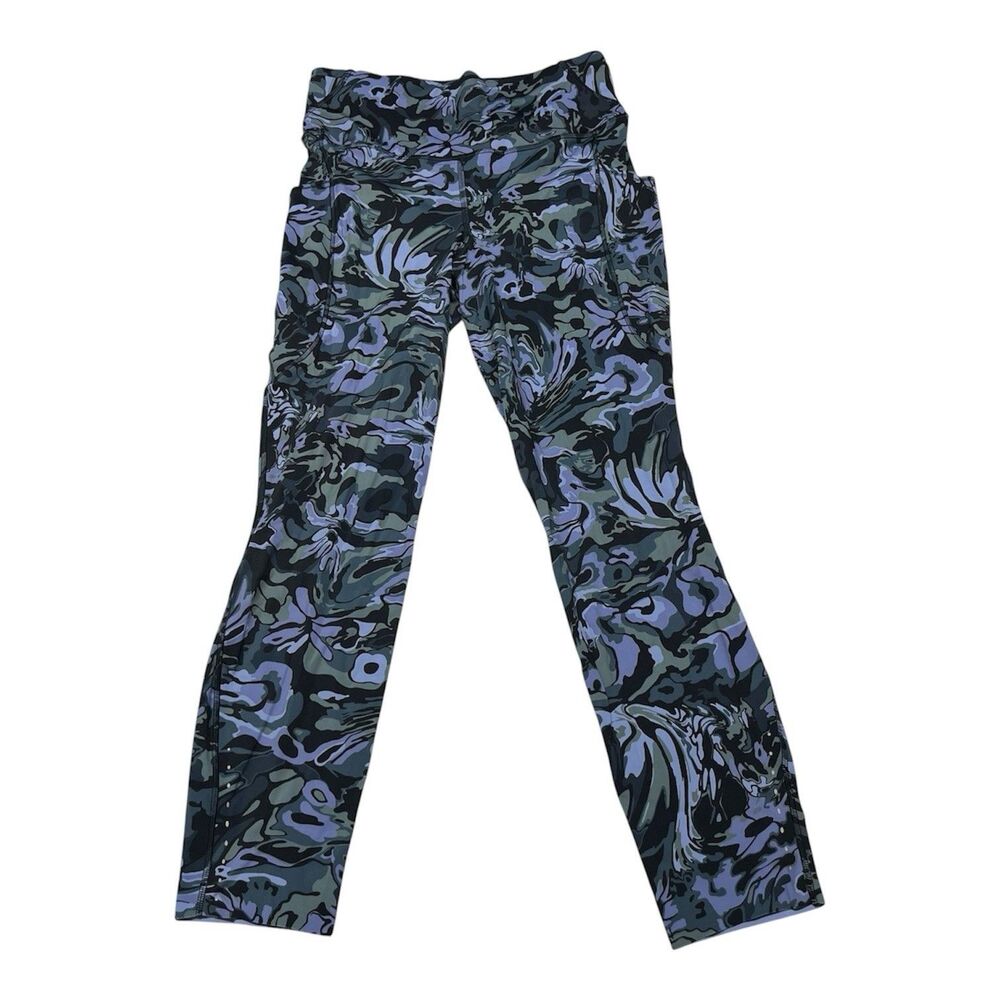 Lululemon Women's 8 Fast and Free High-Rise Tight 5 Pocket Flower Meld Multi